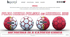 Desktop Screenshot of bsport.pl